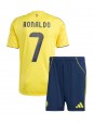 Al-Nassr Cristiano Ronaldo #7 Dječji Domaci Dres kompleti 2025-26 Kratak Rukavima (+ kratke hlače)